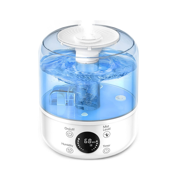 Humidificadores para dormitorio, humidificadores BURLAN Cool Mist (tanque de agua de 2,5 L)