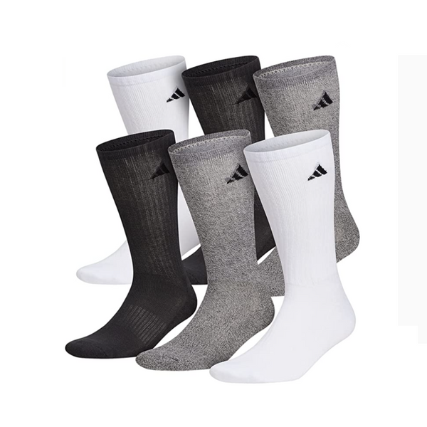 adidas mens Athletic Cushioned Crew Socks