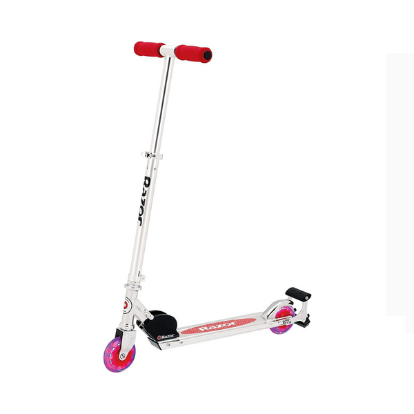 Razor Spark+ Kick Scooter - LED Light-Up Wheels, Spark Bar, Lightweight Aluminum Frame