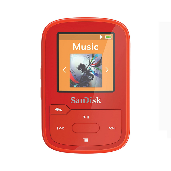 Reproductor MP3 SanDisk Clip Sport Plus de 32 GB, Bluetooth, pantalla LCD, radio FM