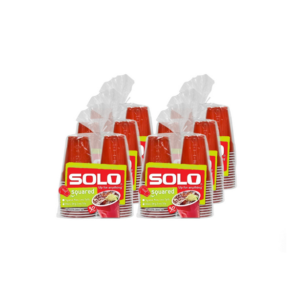 180 Solo Red Party 16oz Plastic Cups