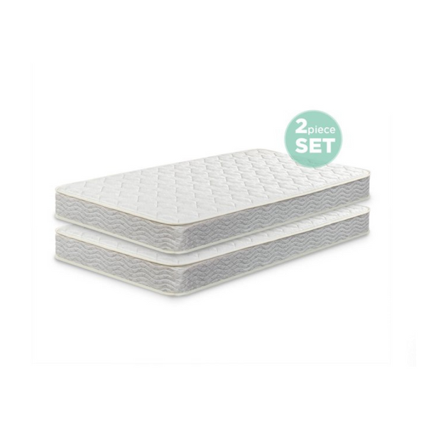 Set of 2 Zinus Comfort 6" Twin Innerspring Mattresses