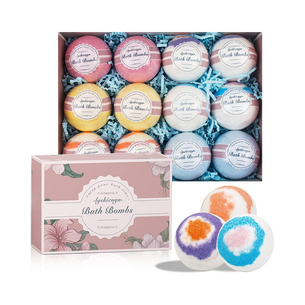 12 Luxury Bath Bombs