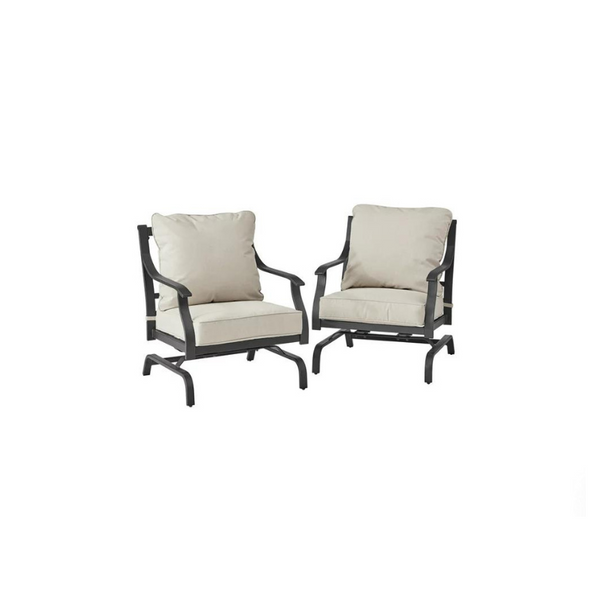 Set of 2 Outdoor Stationary Rocking Chairs