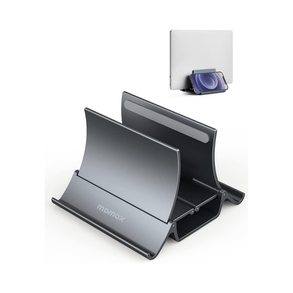 MOMAX Gravity Auto Locking Vertical Laptop Stand