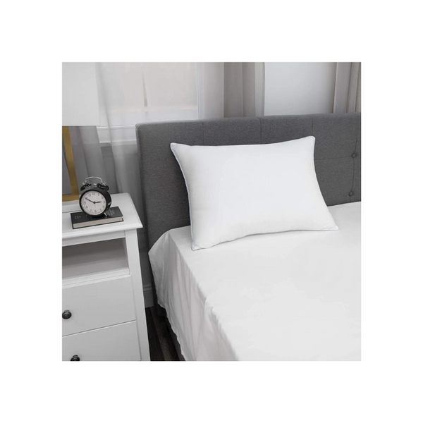 2 almohadas de cama rellenas de fibra con posición SensorPEDIC