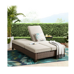 Double Outdoor Chaise Lounge Chair (2 Colors)