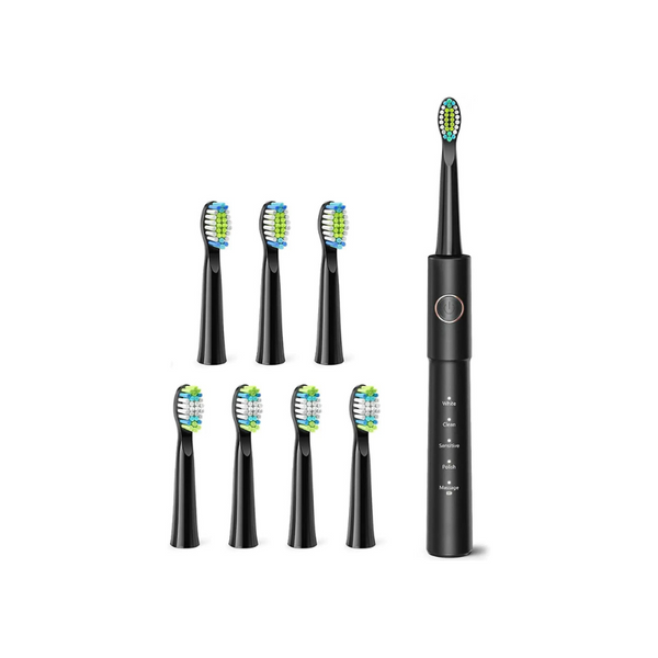 Electric Toothbrush With 5 Modes and 8 Heads