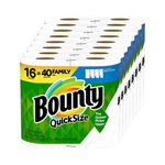 Toallas de papel Bounty, 12 rollos familiares = 30 rollos regulares