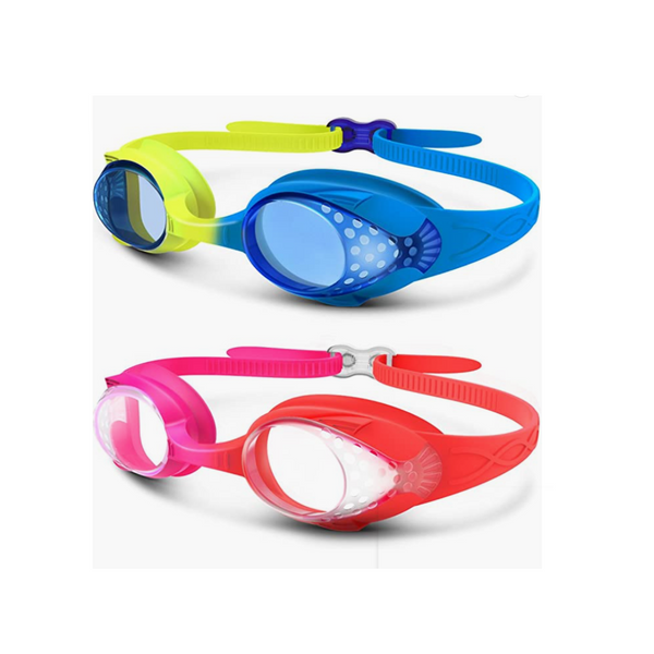 Paquete de 2 gafas de natación para niños OutdoorMaster