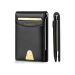 Leather Men's Slim RFID Wallet