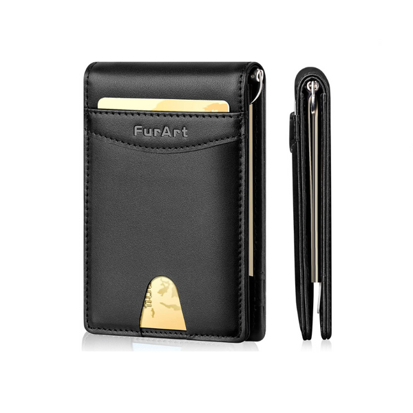 Leather Men's Slim RFID Wallet