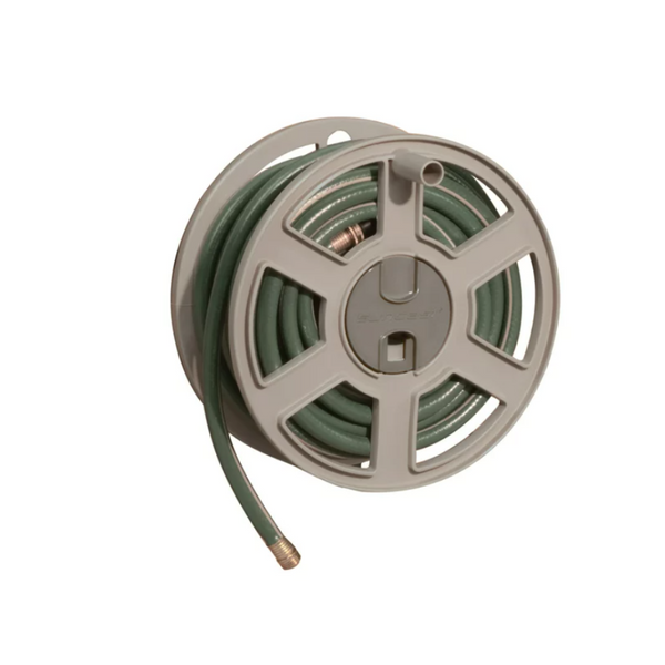 Suncast 100 ft. Sidewinder Mounted Resin Hose Reel