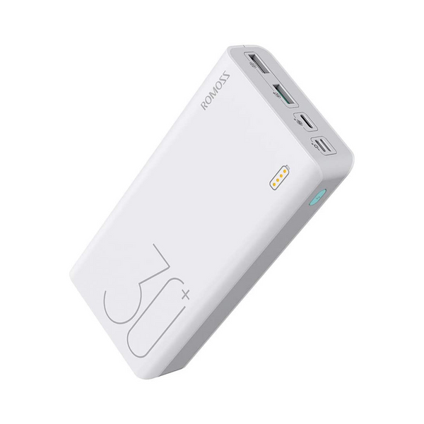 30,000mAh ROMOSS 18W PD USB-C QC 3.0 Fast Charging Sense 8+ Power Bank