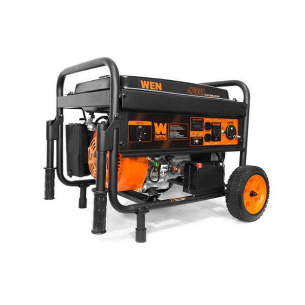 WEN 4750-Watt Portable Generator with Electric Start and Wheel Kit