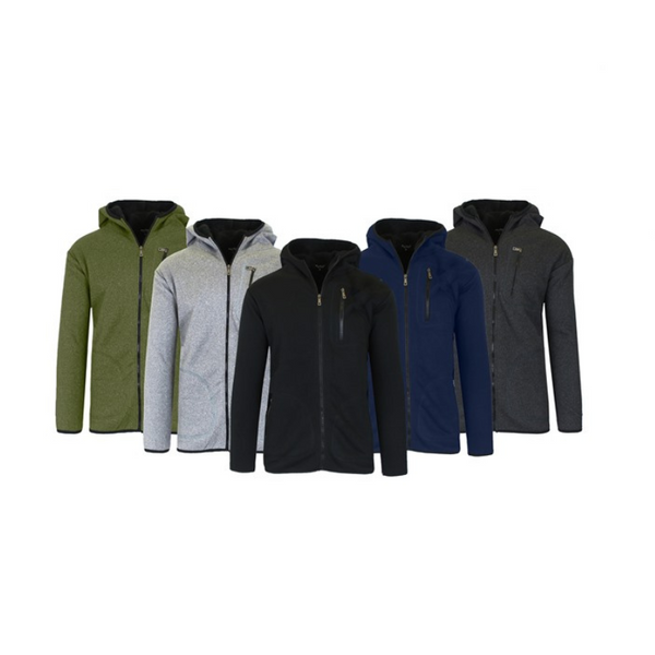 Set of 2 Men's or Women's Sherpa Hoodies