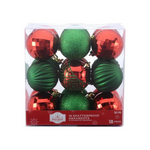 Walmart - Holiday Time 70 mm Round Christmas Shatterproof Ornaments