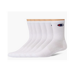 6-Pack Champion Mens Double Dry Moisture Crew Socks