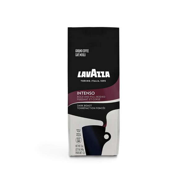 Lavazza Intenso Dark Roast Ground Coffee Blend (12 Ounce)