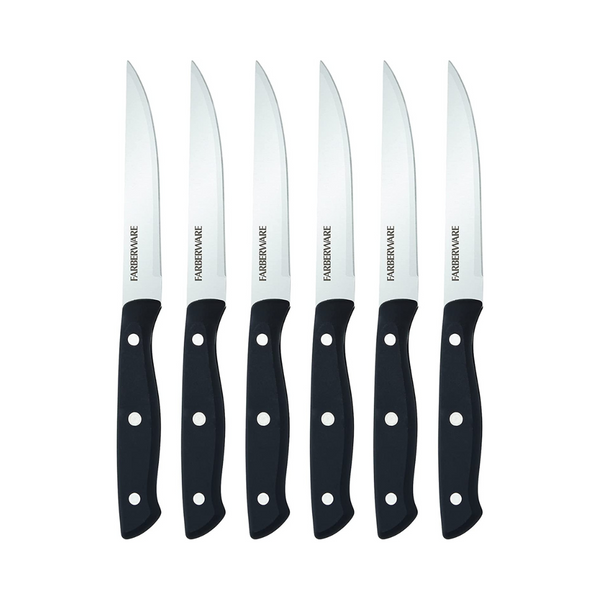 Farberware 6-Piece Triple Riveted Steak Knife Set