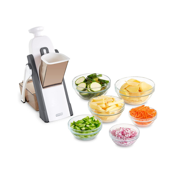 Dash Safe Slice Mandoline Slicer, Julienne + Dicer for Vegetables