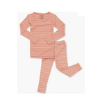 AVAUMA Stripe Pattern Baby Boys Girls Pajama Set Kids Toddler Snug fit Ribbed Sleepwear pjs