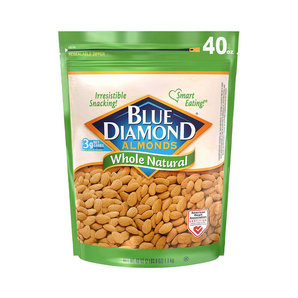 2.5 Pound Bag of Blue Diamond Whole Natural Almonds