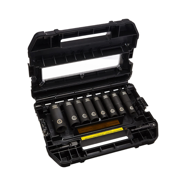 10-Piece DeWALT SAE 1/2" Impact Socket Set