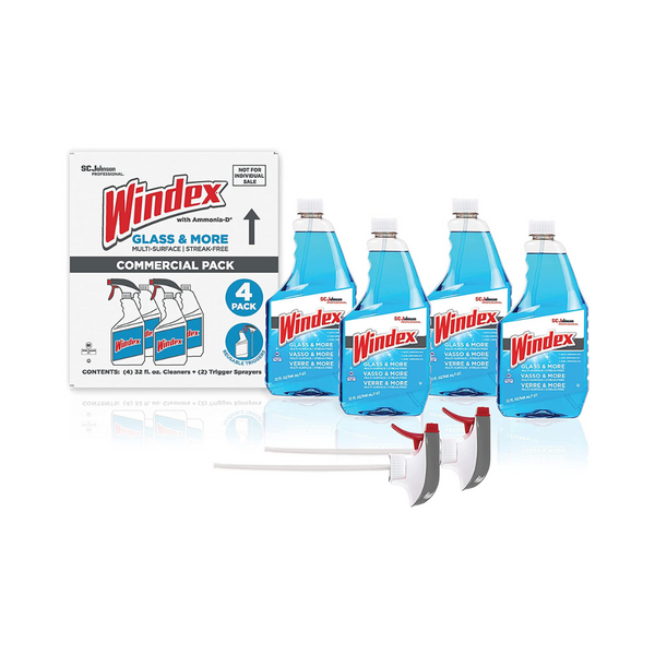 Pack of 4 Windex Glass & More