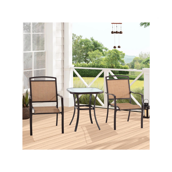 Mainstays Sand Dune 3-Piece Outdoor Bistro Set