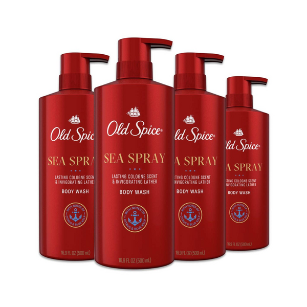 Paquete de 4 jabones corporales Old Spice para hombres