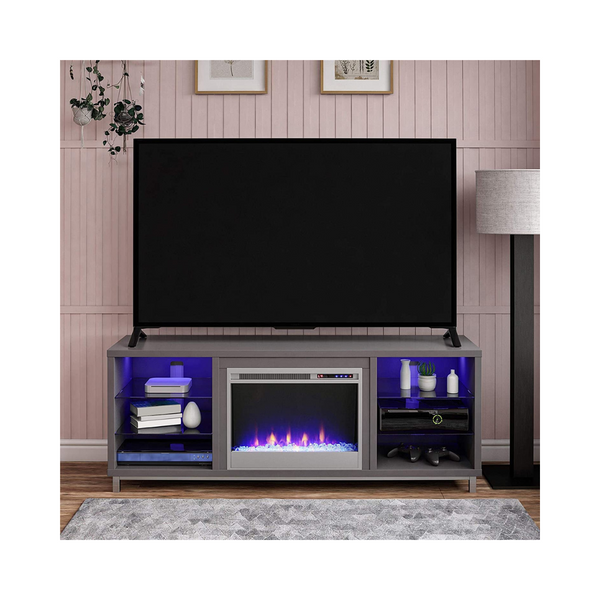 Ameriwood Home Lumina Fireplace Stand Media Center