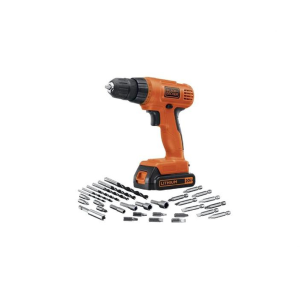 Black+Decker 20V Max Power Connect Cordless Drill/Driver 30-Piece Kit