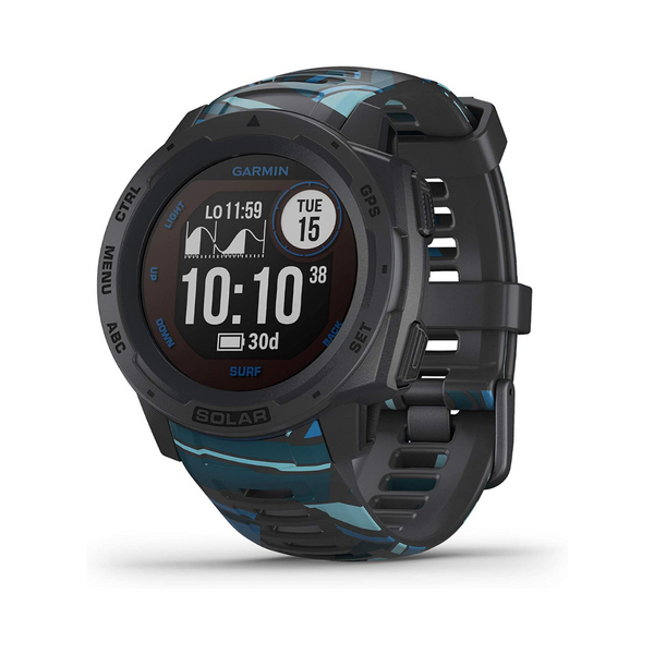 Garmin Instinct Solar Surf Rugged Outdoor Smartwatch