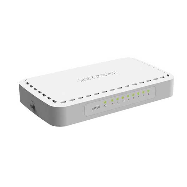 Conmutador no administrado Gigabit Ethernet de 8 puertos NETGEAR