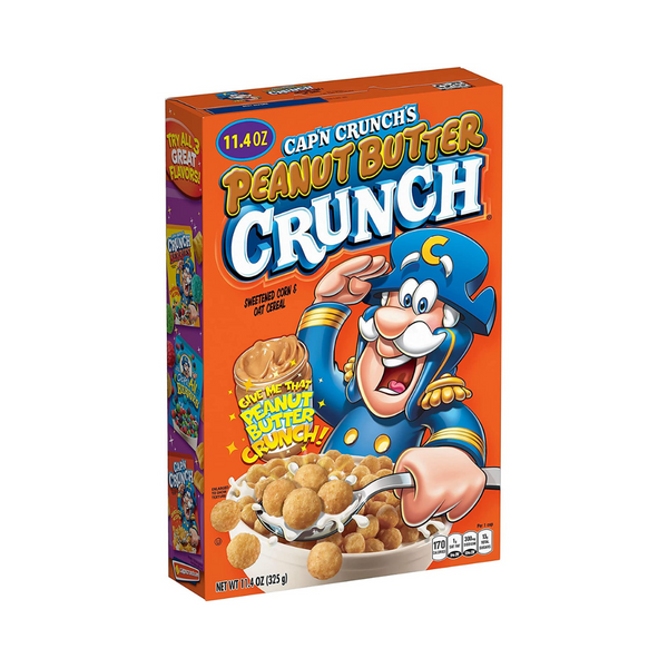 Cap'N Crunch Breakfast Cereal, Peanut Butter Crunch