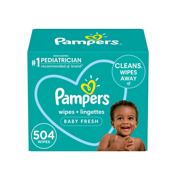 7 Packs of 72-Ct Pampers Fresh Scent Baby Wipes