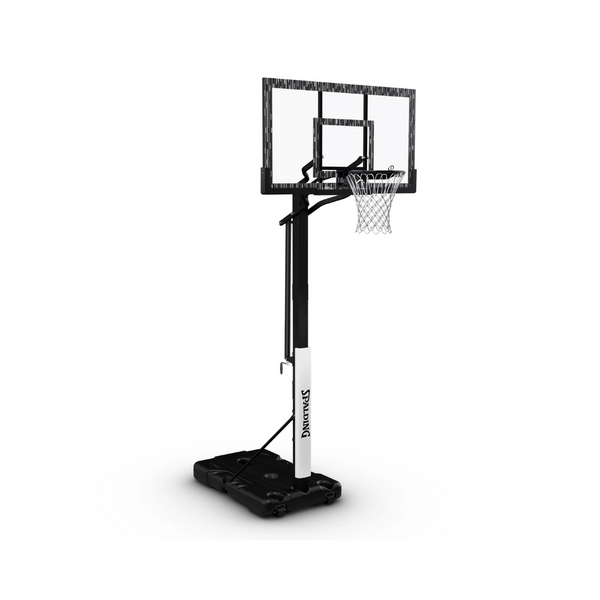 Spalding 60 In. Acrylic Screw Jack Portable Basketball Hoop System