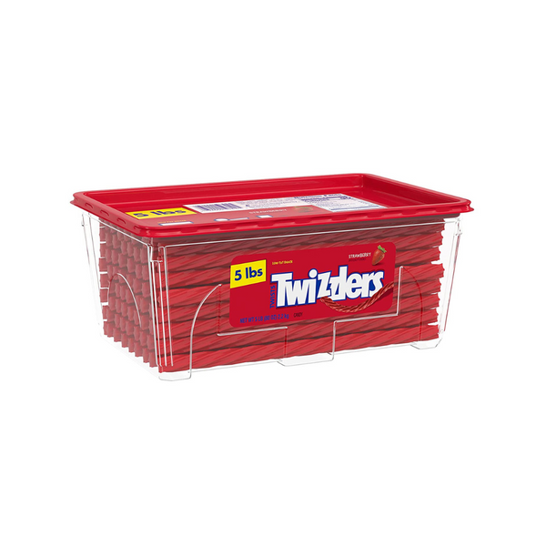 Tarro de 5 libras de caramelo de regaliz Twizzlers