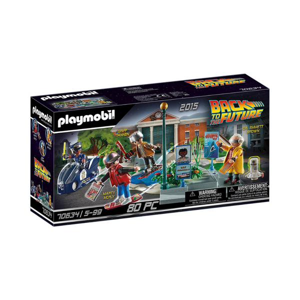 Playmobil Regreso al Futuro Parte II Persecución en Hoverboard