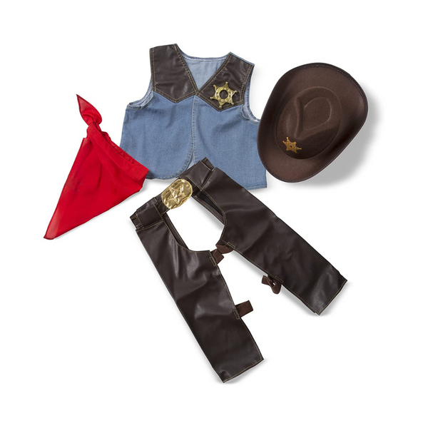 Melissa & Doug Cowboy Role Play Costume Set