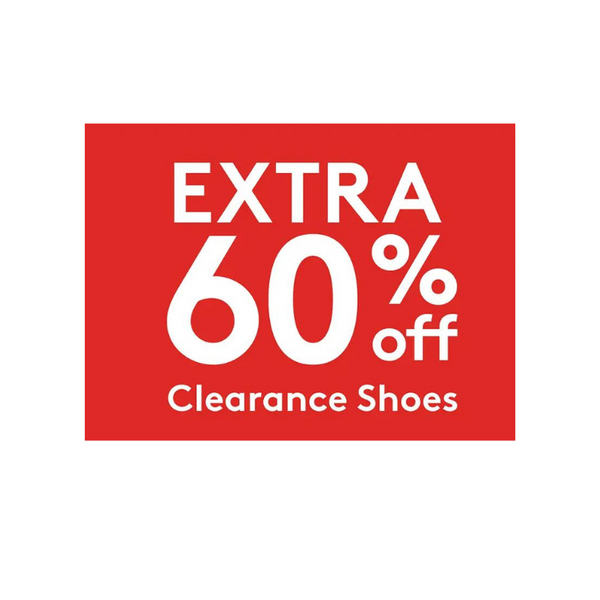 Extra 60% Off Already Reduced Clearance Shoes