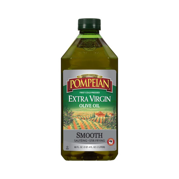 2-Liter Bottle of Pompeian Smooth Extra Virgin Olive Oil