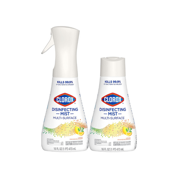 Clorox Disinfecting Mist Spray Bottle and Refill