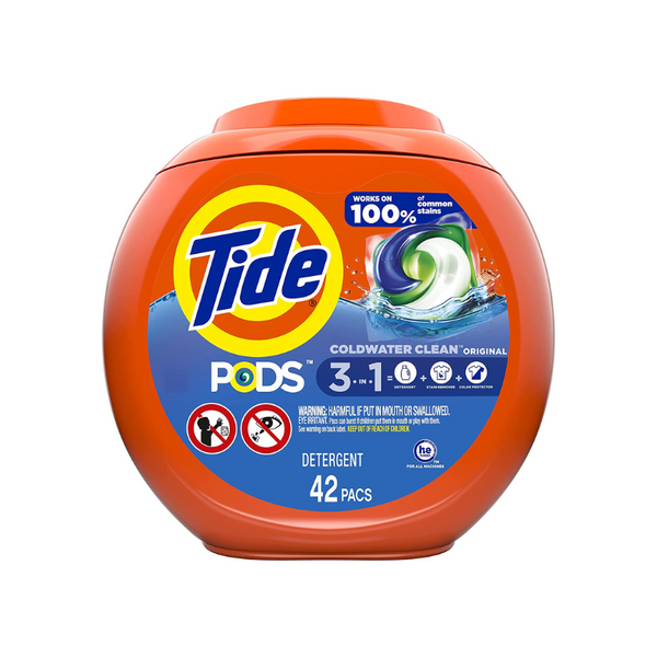 42 Tide Pods Laundry Detergent Soap Pods