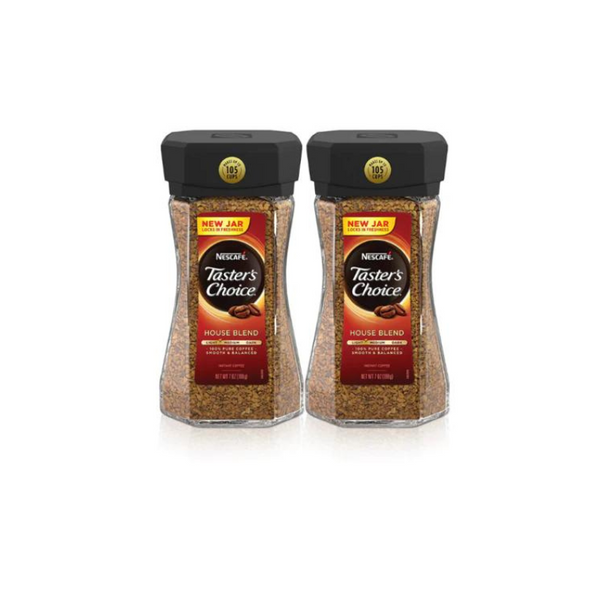 2 Pack Of Nescafe Taster’s Choice House Blend Instant Coffee