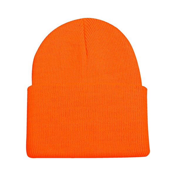 Gorra de reloj de punto naranja Blaze al aire libre