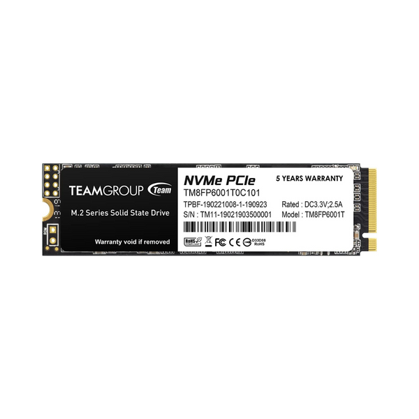 1TB TeamGroup MP33 TLC NAND M.2 PCIe Gen3 NVMe Internal Solid State Drive