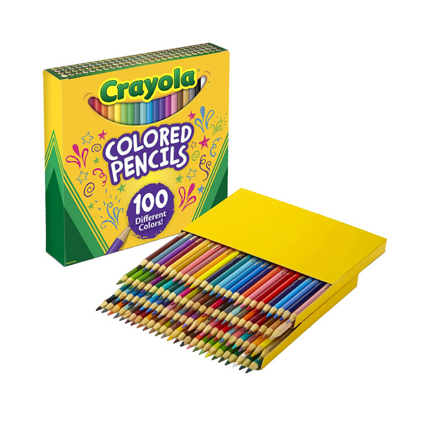 Set de regalo de 100 lápices de colores Crayola