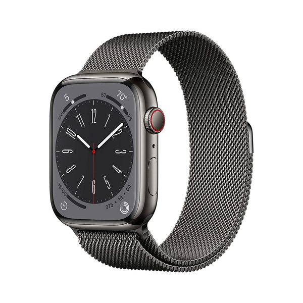 Apple Watch Series 8 45mm Smart Watch w/ Milanese Loop